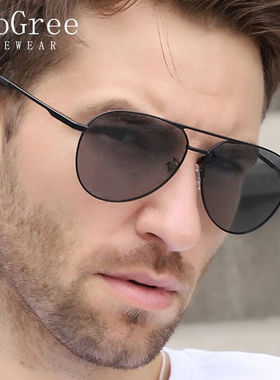 SooGree太阳眼镜墨镜男士款偏光镜变色开车司机驾驶防远光灯钓鱼