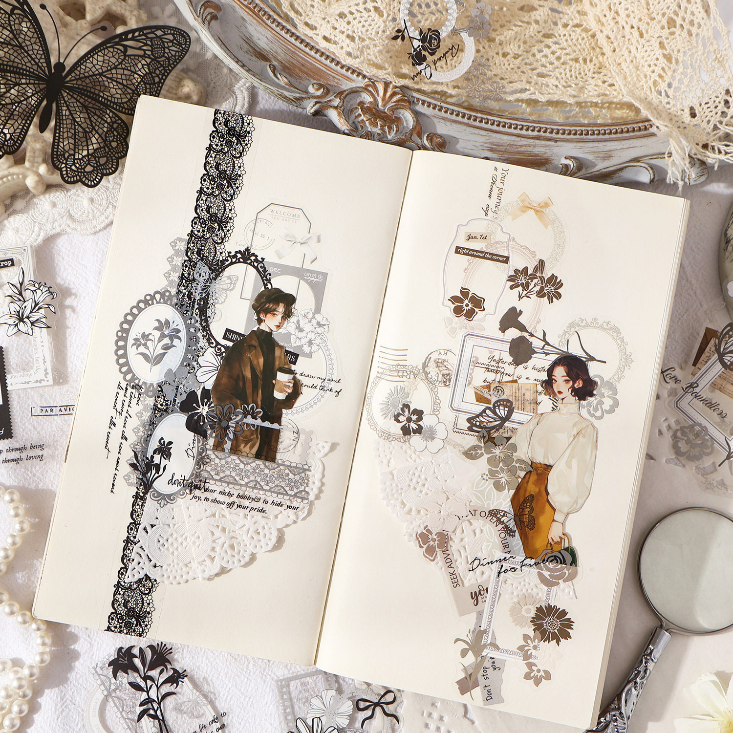 悦真釉色信笺pet贴纸手帐贴纸手抄报贴画手账贴纸防水手帐素材,淘宝优惠券,粉丝福利购,淘宝优惠卷