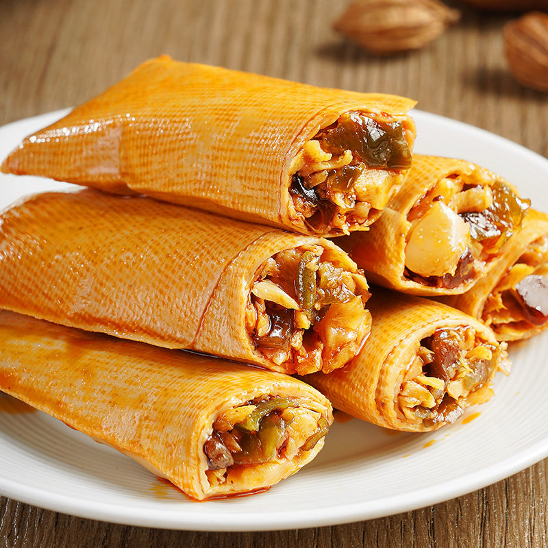 张飞豆干香菇夹心豆卷豆皮卷四川特产麻辣豆腐干休闲过年零食小吃,淘宝优惠券,粉丝福利购,淘宝优惠卷