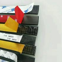 Extruded moulded glossy surface Non-cut RMBthree B-C EPDM sponge strip Self-adhesive rubber strip foaming strip sealing strip