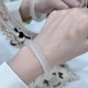 官方天然白月光玛瑙玉手镯荔枝冻玉髓白冰马料大码手镯女生礼物