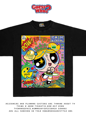 萬物All Nature The Powerpuff Girls印花经典款户外短袖T恤