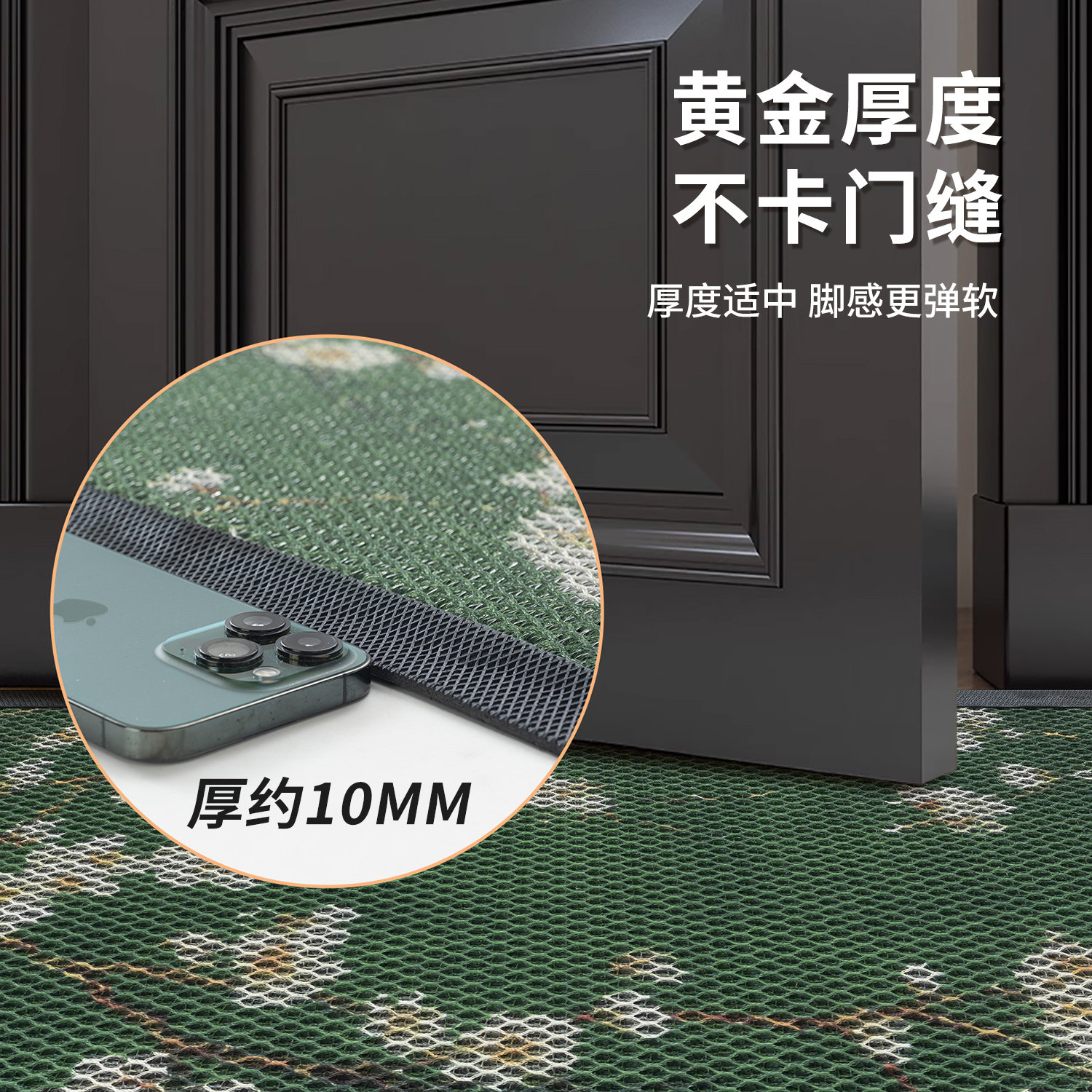 高端进门防滑脚垫入户门地垫玄关大门口耐脏除尘高弹地毯家用门垫,淘宝优惠券,粉丝福利购,淘宝优惠卷