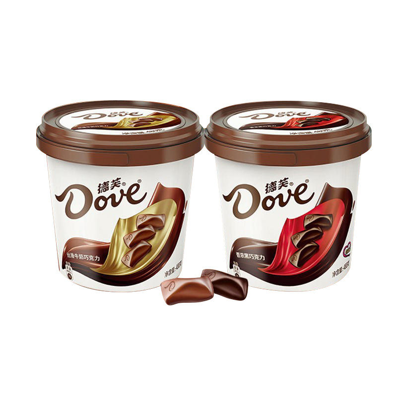 德芙巧克力480g桶装碗装黑巧丝滑牛奶巧克力零食食品结婚喜糖糖果,淘宝优惠券,粉丝福利购,淘宝优惠卷