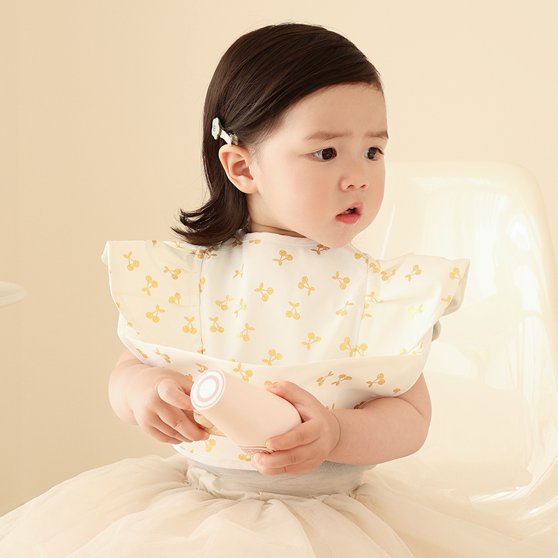 MoriBaby rice bag bib waterproof and easy to wash princess style