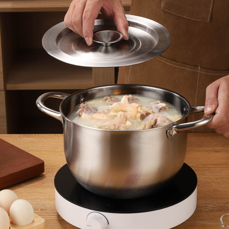 304不锈钢油罐加厚多功能盆带盖油壶家用厨房猪油盆耐高温油炸锅,淘宝优惠券,粉丝福利购,淘宝优惠卷