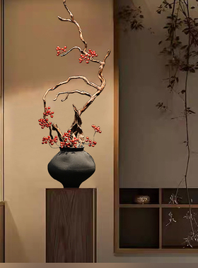 新中式陶瓷花瓶摆件民宿酒店家居