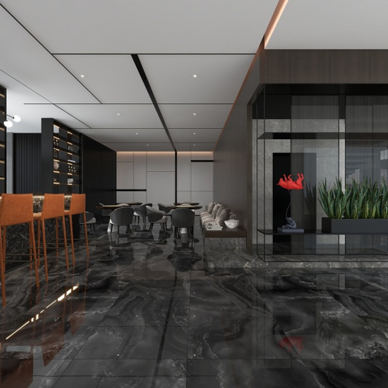 佛山奢石瓷砖批发600x1200亮面大理石地板砖酒店别墅工程家装磁砖
