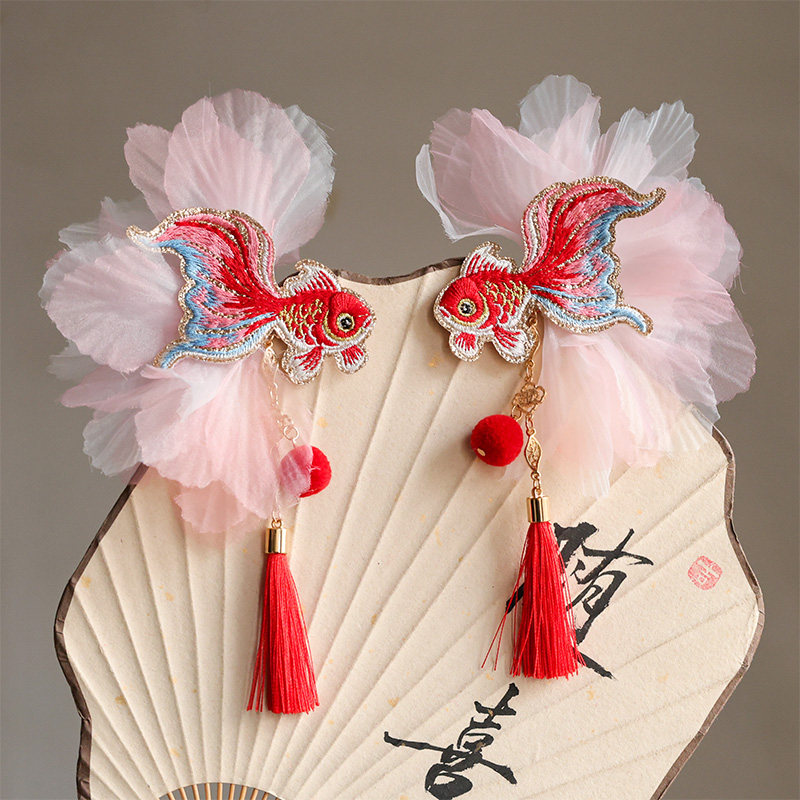 2026马年蝴蝶结发夹会动的小马对夹红色喜庆边夹新年儿童招财发饰,淘宝优惠券,粉丝福利购,淘宝优惠卷