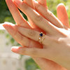 Victoria Crowne British Dynasty Diana Royal Blue Sapphire Open Ring Birthday Gift