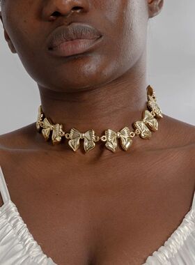 Tocona Fashion Exaggerated Geometry Beads Choker Necklace Fo