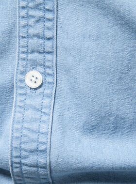 2023 New Autumn Men's Denim Shirt Cotton Elastic Casual Soci