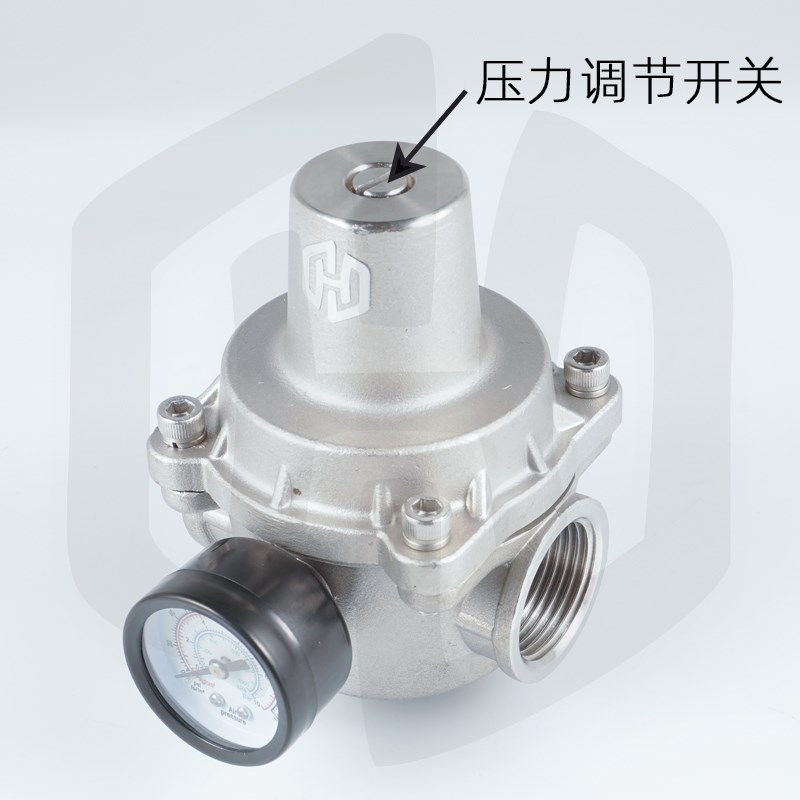 Household tap water meter front branch pipe pressure reducing valve 304 stainless steel electric water heater solar adjustable pressure regulator valve