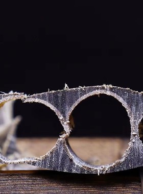 碎料保真角料养生文玩药材料披毛犀角鱼籽纹退烧清热老亚