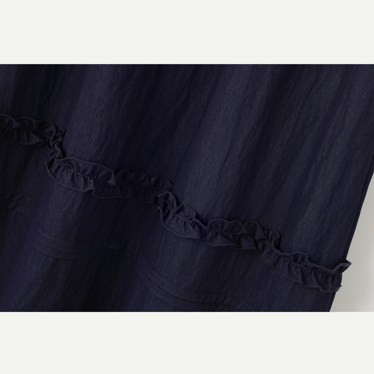 时然微胖大码女装半复古半身裙25夏新款木耳边梨形高腰显瘦A字裙,淘宝优惠券,粉丝福利购,淘宝优惠卷