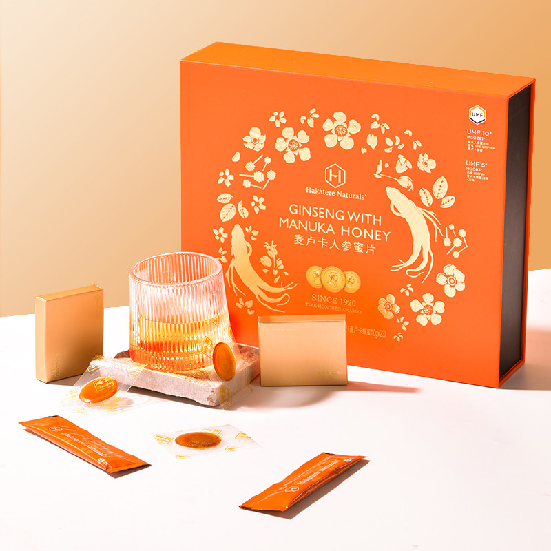 荷塔威麦卢卡蜂蜜人参蜜片独立小包装长白山人参即食泡水12小盒,淘宝优惠券,粉丝福利购,淘宝优惠卷