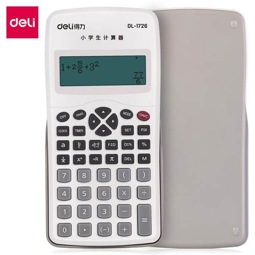 得力1726函数计算器四年级学习专用考试分数显示计算多功能计算机 - 图2