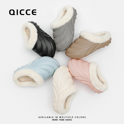 云里情侣时尚棉拖鞋室内2025新款居家爆款ins潮牌百搭拖鞋外穿