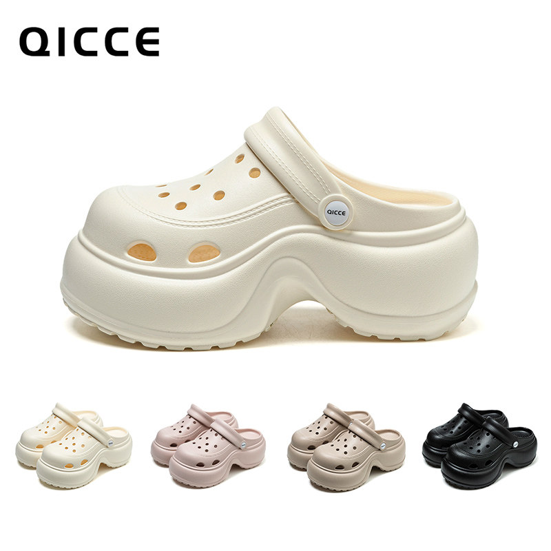 【轻臣】茉莉洞洞鞋8CM增高