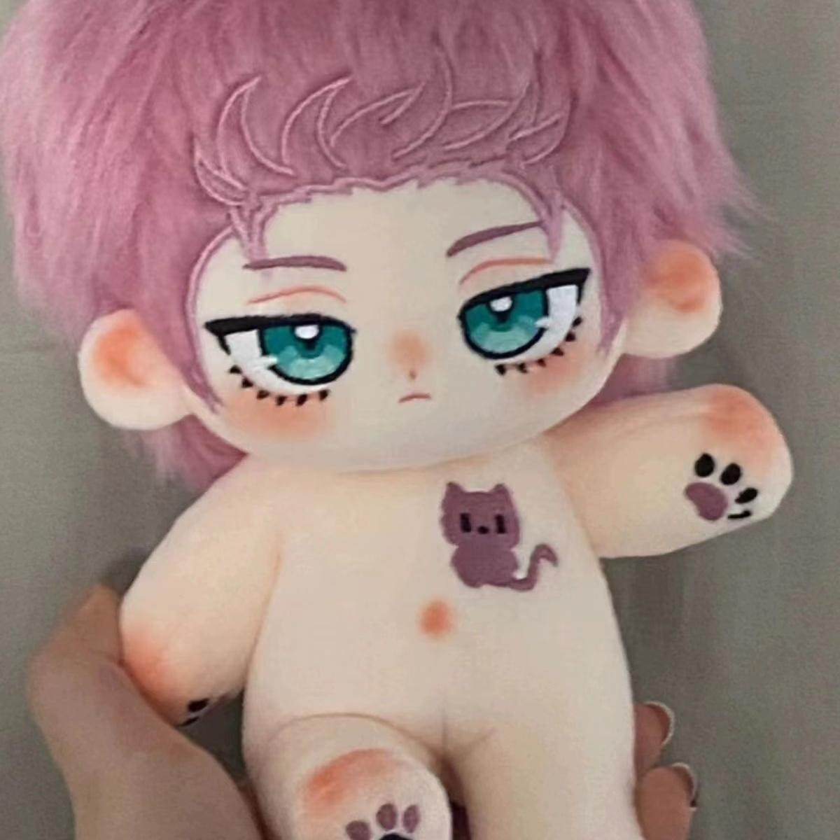 棉花娃娃蓝色监狱系师凛属性20cm周边动漫毛绒玩偶礼物生日可爱,淘宝优惠券,粉丝福利购,淘宝优惠卷