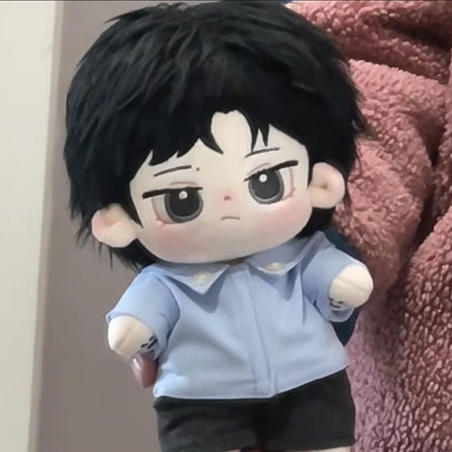 王一博属性coobo棉花娃娃20cm明星同款周边公仔帅气毛绒玩偶礼物 - 图1