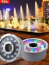 TCL Lighting Seven Colored Led Fountain Light 24V Low Pressure Underwater Fish Pool Light Water View Lamp Waterproof Spotlight Gushing Shower Nozzle