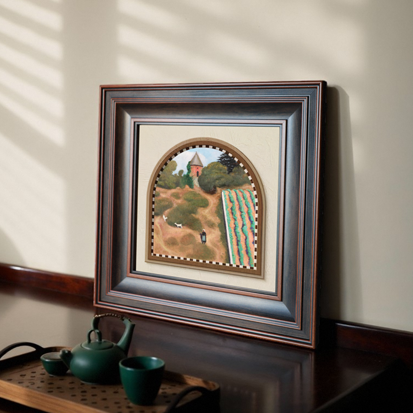 五月画馆画框法式中古复古小众高级感黑色相框油画水彩画宽边画框,淘宝优惠券,粉丝福利购,淘宝优惠卷