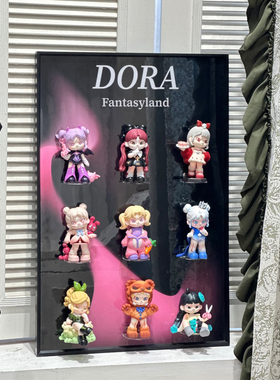 盲盒高透防尘展示收纳架装饰画框