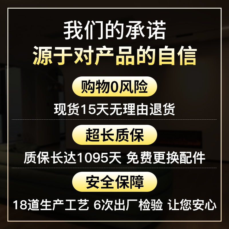 1定制壁炉装饰电子壁炉仿真火焰壁炉取暖器家用壁炉背景超薄欧式-图3