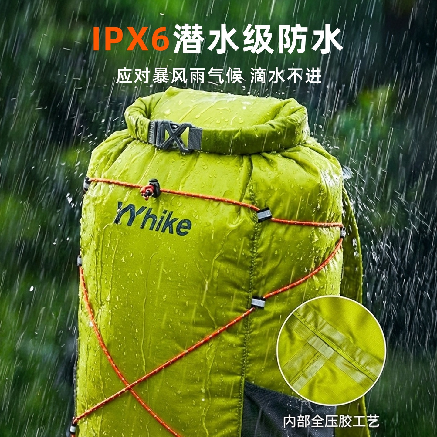 YYhike轻便防水双肩包通勤户外旅游出行徒步登山包大容量背包男女,淘宝优惠券,粉丝福利购,淘宝优惠卷