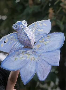 非遗纸鸢风筝diy材料包手工制作空白绘画涂鸦手绘纸鸢幼儿园作品
