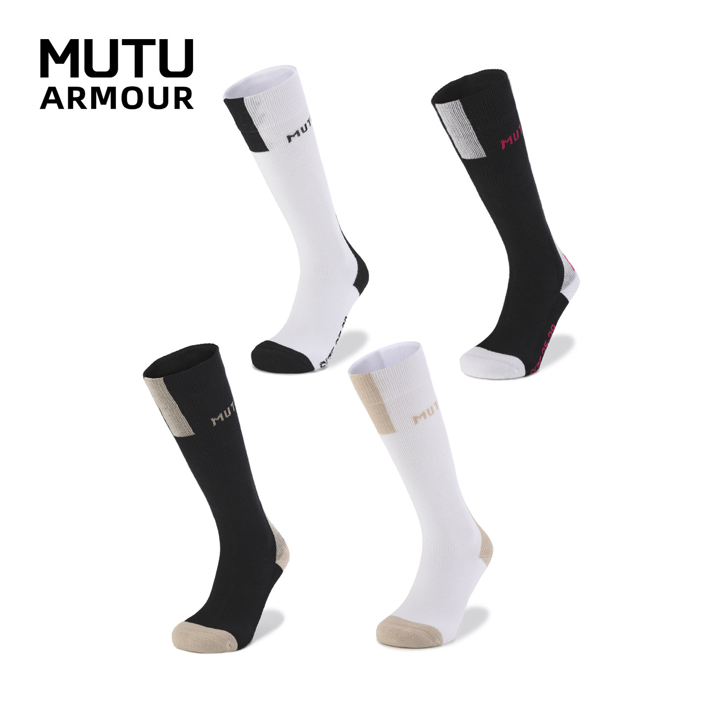 MUTU滑雪袜男女防滑耐磨户外运动棉袜单双板透气吸汗压缩长筒袜子,淘宝优惠券,粉丝福利购,淘宝优惠卷