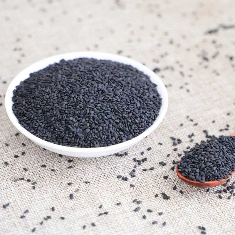 代餐现磨 纯黑芝麻粉熟 包邮500g 黑芝麻粉丸现磨即食 纯黑芝麻粉 - 图1