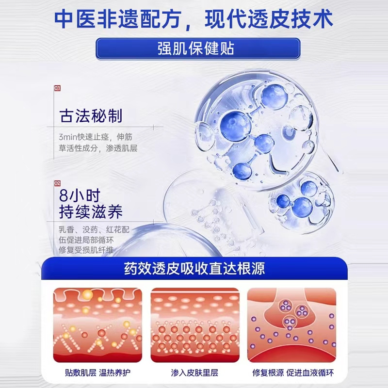 老人腿软无力没劲膝盖酸软走不动路疼肌肉萎缩中风后遗症膏药贴EM - 图1