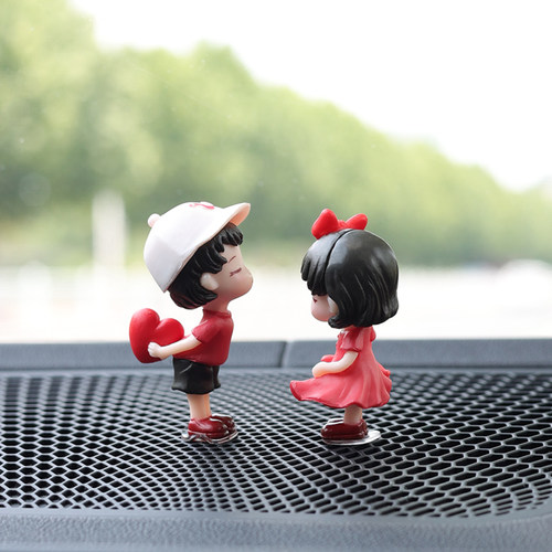 汽车中控台装饰摆件情侣创意可爱2025网红车载摆件mini车内装饰品 - 图3