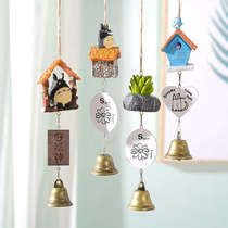 Day Style Wind Bells Hanging Accessories Small Freshening Bronze Bell Pendant Creative Folk Room Balcony Doorway Milk Tea Shop Adornment
