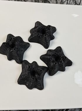 仿花塑料花菜品盘饰花底座小配件