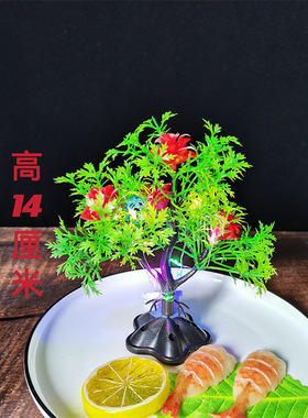 酒店餐厅摆盘装饰特色花草意境围