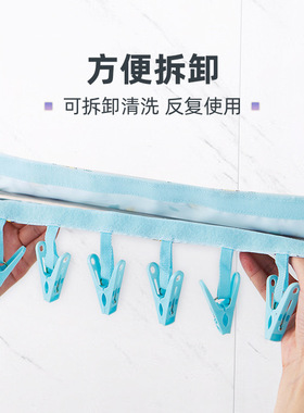 创意便携布艺衣架出差旅行可折叠