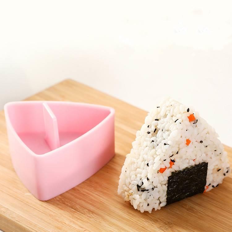 日式三角饭团模具 摇摇乐儿童宝宝海苔米饭磨具 寿司便当工具套装