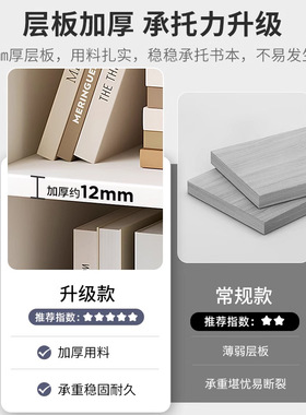 小型书架置物架落地家用迷你卧室