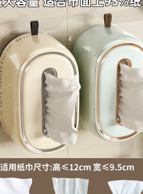 洗脸巾收纳盒纸巾盒壁挂式卫生间