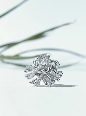 高银版项链女EGEM意境S925纯银