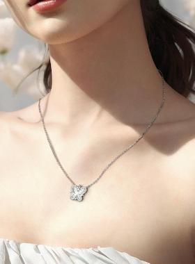 高银版项链女EGEM意境S925纯银