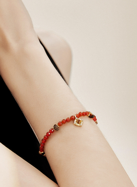 老钱天然虎眼石手链女