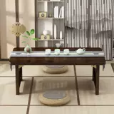 Синьцзян тибет Бесплатный засотный стекло маленький татами чайный стол с твердым деревом журнальный столик несколько спален, сидящих на земле