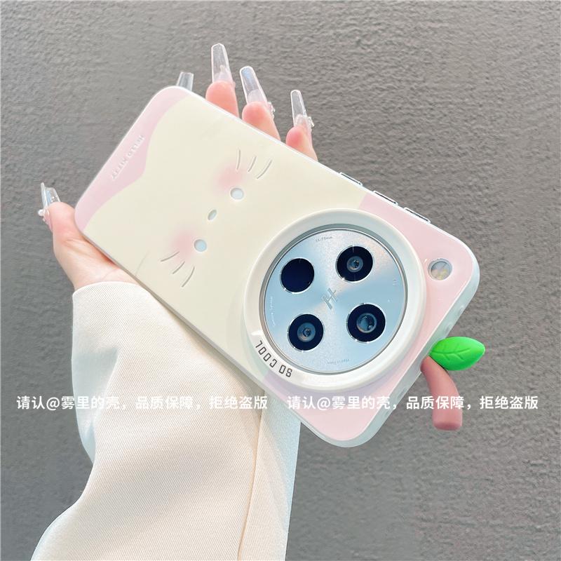 ins风小清新可爱猫咪适用oppofindx8pro手机壳高级感findx7pro网红爆款手机壳findx7/6pro防摔外壳保护套女 - 图2