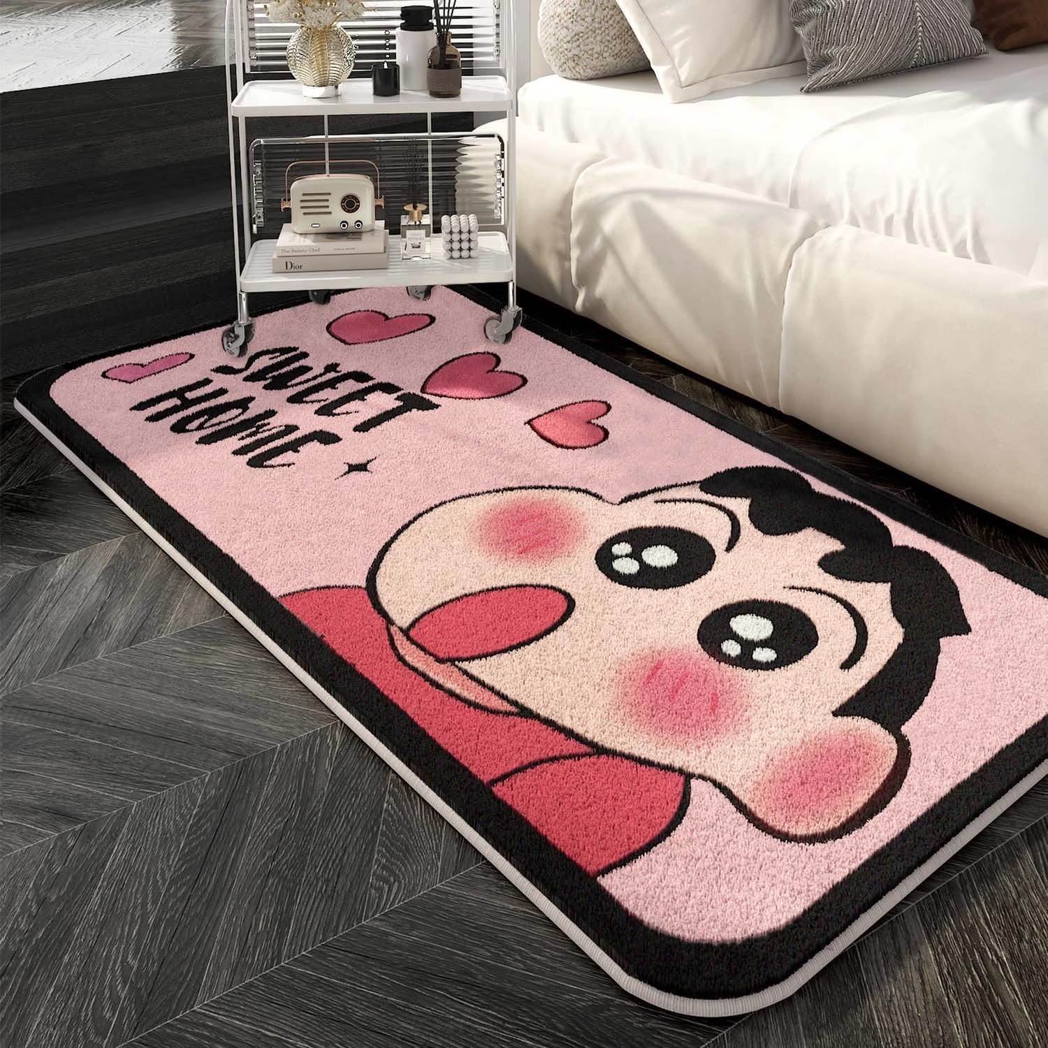 Xiaoxin cartoon square hand washable non-slip sound-absorbing carpet