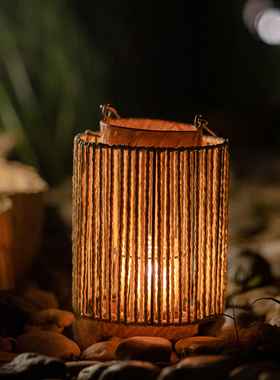 风灯手提烛台复古装饰摆件灯笼