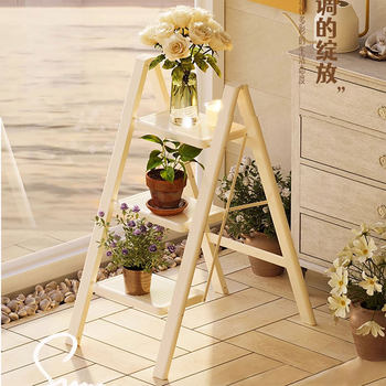 ladder ຄົວເຮືອນພັບ ladder telescopic ladder thickened herringbone ladder indoor multi-functional staircase ສາມຂັ້ນຕອນ ladder ຂະຫນາດນ້ອຍ ladder